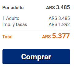 Precios vuelos Buenos Aires Río de Janeiro entre Mayo y Junio de 2017 en Almundo